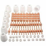 Max 100Piece Air Plasma Cutter Torch Consumables Kit for Cutting Welding Machin