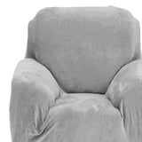 Max Maxb Stretchy Solid Sofa Sette Cover Couch L-Shaped Slipcover Protectors Gray