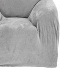 Max Maxb Stretchy Solid Sofa Sette Cover Couch L-Shaped Slipcover Protectors Gray