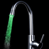 Max Maxb Glow LED Water Faucet Temperature Sensor Light RGB 3 Colors Shower Tap #29