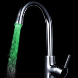 Max Maxb Glow LED Water Faucet Temperature Sensor Light RGB 3 Colors Shower Tap #29