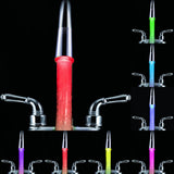 Max Maxb Glow LED Water Faucet Temperature Sensor Light RGB 3 Colors Shower Tap #21