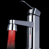 Max Maxb Glow LED Water Faucet Temperature Sensor Light RGB 3 Colors Shower Tap #18