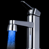 Max Maxb Glow LED Water Faucet Temperature Sensor Light RGB 3 Colors Shower Tap #18