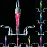 Max Maxb Glow LED Water Faucet Temperature Sensor Light RGB 7 Colors Shower Tap #7