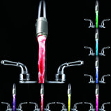 Max Maxb Glow LED Water Faucet Temperature Sensor Light RGB 3 Colors Shower Tap #4