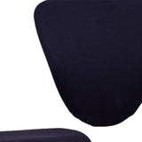 Max Maxb Modern Office Computer Chair Cover Polyester Elastic Fabric Removable Black