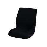 Home Office Elastic Swivel Chair Cover Resilient Slipcover Protector Black