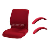 Max Maxb Pair of Chair Armrest Covers Elastic Protector Room chair Arm Cover Red