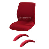 Max Maxb Pair of Chair Armrest Covers Elastic Protector Room chair Arm Cover Red