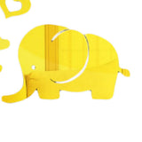 Max Maxb 3D Mirror Elephant Removable Decal Wall Sticker DIY Decorative Mural -Gold