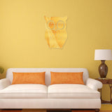 Max Maxb 3D Mirror Style OWL Removable Decal Wall Sticker DIY Decorative Mural -Gold
