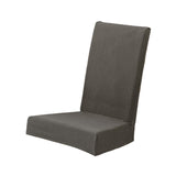 Solid Color Stretchy Chair Cover Seat Cover Slipcover Protector Dark Grey