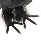 Max Artificial Feathered Small Crows Birds Ravens Props Halloween Decor #1 Black