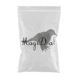 Max Artificial Feathered Small Crows Birds Ravens Props Halloween Decor #1 Black