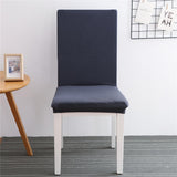 Max Maxb Stretch Dining Room Chair Cover Slipcover Stool Seat Protector Decor Dark Gray