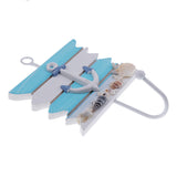 Max Maxb Decorative Nautical Seaside Wood&Metal Mounted Hanger Coat Hooks Wall Rack#2