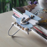 Max Maxb Decorative Nautical Seaside Wood&Metal Mounted Hanger Coat Hooks Wall Rack#2