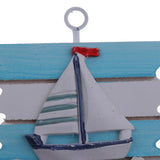 Max Maxb Decorative Nautical Seaside Wood&Metal Mounted Hanger Coat Hooks Wall Rack#1
