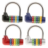 Maxbell Zinc Alloy 5 Dial Digit Combination Padlock Travel Code Password Lock Silver