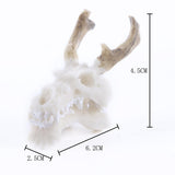 Max Maxb Resin Dragon Skull Aquarium Ornament Fish Tank Reptile Terrarium Aquascaping