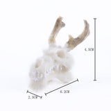 Max Maxb Resin Dragon Skull Aquarium Ornament Fish Tank Reptile Terrarium Aquascaping