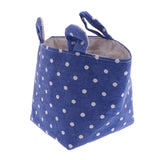 Max Foldable Storage Bin Closet Toy Box Container Organizer Bag Basket Box -Blue