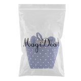 Max Foldable Storage Bin Closet Toy Box Container Organizer Bag Basket Box -Blue