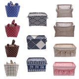 Max Foldable Storage Bin Closet Toy Box Container Organizer Bag Basket Box -Blue