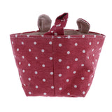 Max Foldable Storage Bin Closet Toy Box Container Organizer Bag Basket Box -Pink