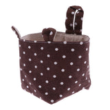 Max Foldable Storage Bin Closet Toy Box Container Organizer Bag Basket Box-Brown