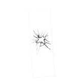 Max Privacy Frosted Window Film PVC Non Adhesive Window Clings Decor Split