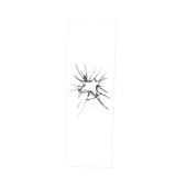 Max Privacy Frosted Window Film PVC Non Adhesive Window Clings Decor Split