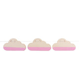 Max Cloud DIY Wood Banner Garland Wedding Decorative For Bedroom Wall -Pink