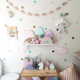 Max Cloud DIY Wood Banner Garland Wedding Decorative For Bedroom Wall -Pink