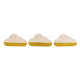 Max Cloud DIY Wood Banner Garland Wedding Decorative For Bedroom Wall -Gold
