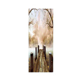 Maxbell 3D Self Adhesive Door Wall Fridge Sticker Mural Scene Home Decor Decal #2