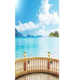 Maxbell 3D Self Adhesive Door Wall Fridge Sticker Mural Scene Home Decor Decal #5