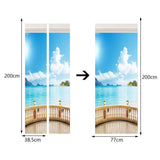 Maxbell 3D Self Adhesive Door Wall Fridge Sticker Mural Scene Home Decor Decal #5