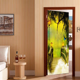 Maxbell 3D Self Adhesive Door Wall Fridge Sticker Mural Scene Home Decor Decal #6