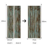 Maxbell 3D Self Adhesive Door Wall Fridge Sticker Mural Scene Home Decor Decal #9