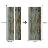 Maxbell 3D Self Adhesive Door Wall Fridge Sticker Mural Scene Home Decor Decal #9