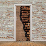 Maxbell 3D Self Adhesive Door Wall Fridge Sticker Mural Scene Home Decor Decal #11