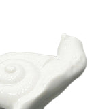 Max Maxb Ceramic Door Knob Cabinet Drawer Wardrobe Cupboard Snail Pull Handle White