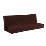 Maxbell Solid All-inclusive Sofa Cover Sofa Seater Dustproof Elastic Slipcover-Brown