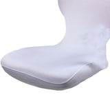 Maxbell Elastic Swivel Computer Chair Cover Office Seat Slipcover Protector - White