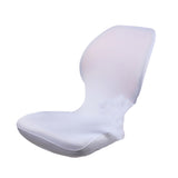 Maxbell Elastic Swivel Computer Chair Cover Office Seat Slipcover Protector - White