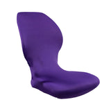 Maxbell Elastic Swivel Computer Chair Cover Office Seat Slipcover Protector - Purple