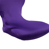 Maxbell Elastic Swivel Computer Chair Cover Office Seat Slipcover Protector - Purple