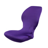 Maxbell Elastic Swivel Computer Chair Cover Office Seat Slipcover Protector - Purple